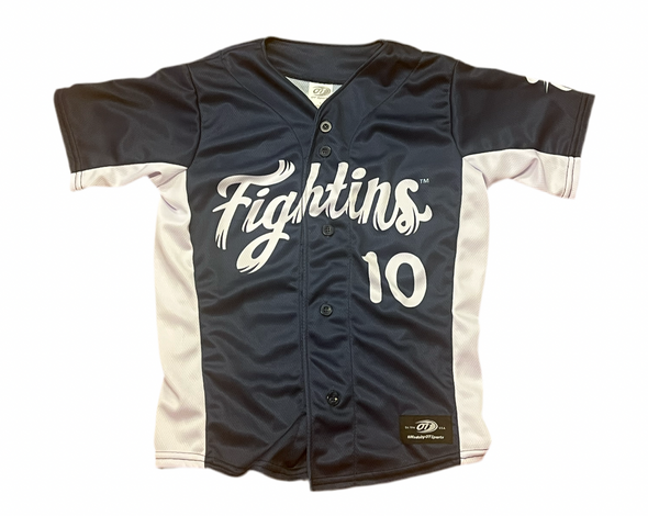 OT Sports Aaron Nola Navy On-Field Batting Practice Youth Replica Home Jersey