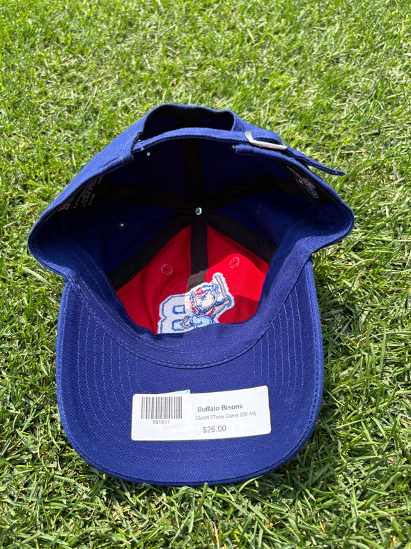 Buffalo Bisons Clutch 2Tone Game 920 Adjustable Cap