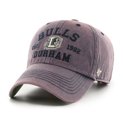 Durham Bulls 47 Brand Vintage Navy Dusted Steuben Clean Up