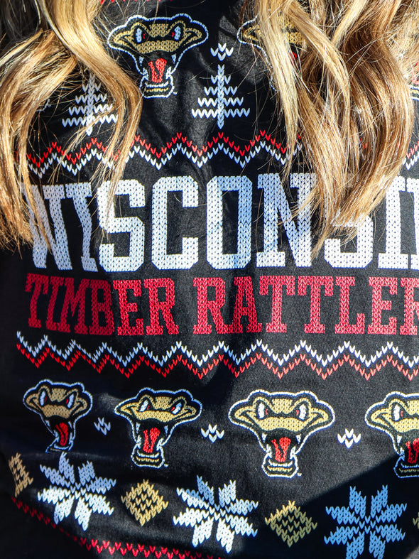 Wisconsin Timber Rattlers Holiday Christmas Sweater Crewneck