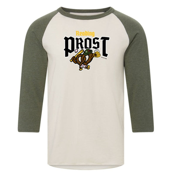 MV Sport Olive/Cream Prost Baseball Tee