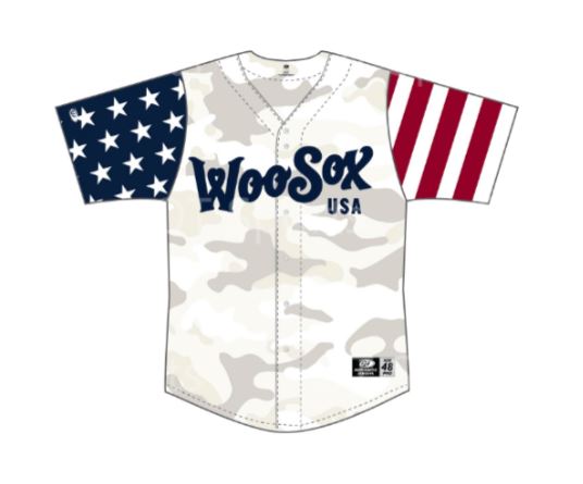 Worcester Red Sox OT Sports 2024 4th of July Replica Jersey