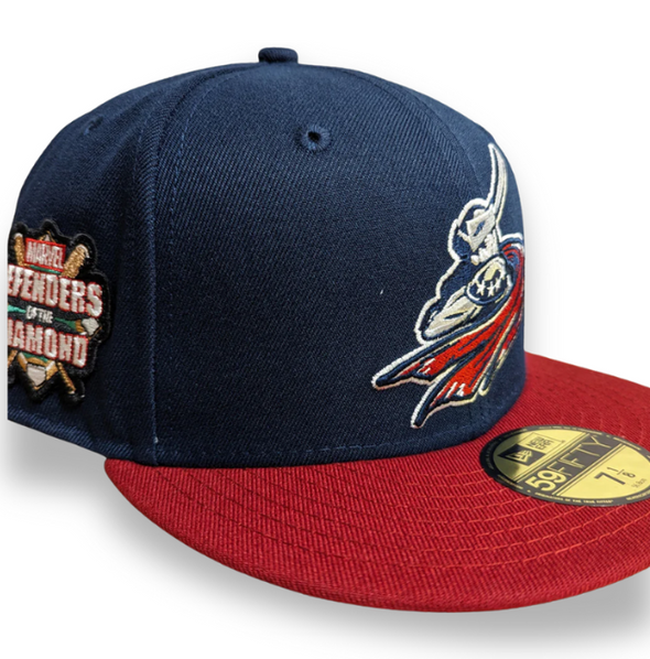 Somerset Patriots Marvel's Defenders of the Diamond Side Patch 59Fifty Fitted Cap