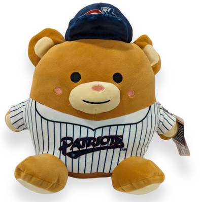 Somerset Patriots 12" Large Seated Mascot Squishy Plush Bear Doll