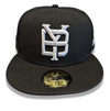 Somerset Patriots Authentic New Era New York Black Yankees 59FIFTY Fitted Cap