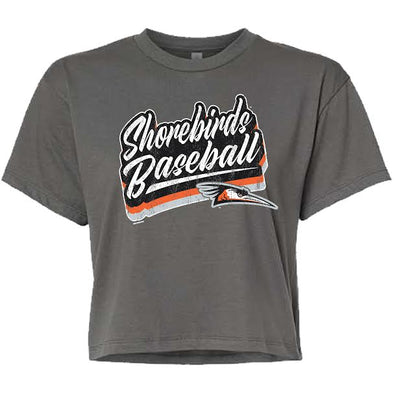 Delmarva Shorebirds Ladies Groovin Crop Tee