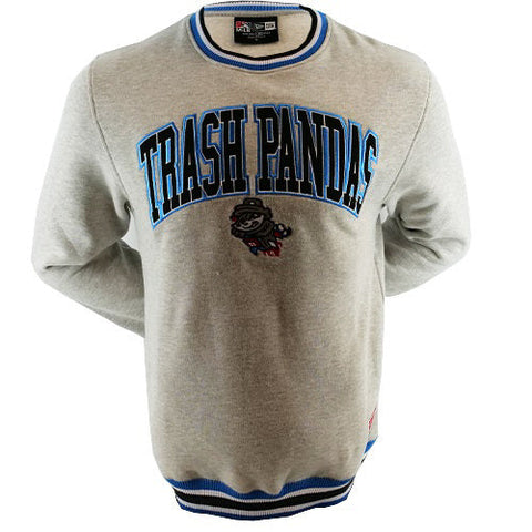 NE Men's Grey Applique Crewneck