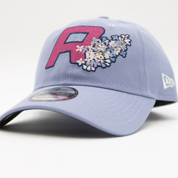 Rochester Red Wings ROC the Lilac Lavender Adjustable Cap
