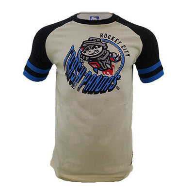 NE Men's high low s/s raglan tee