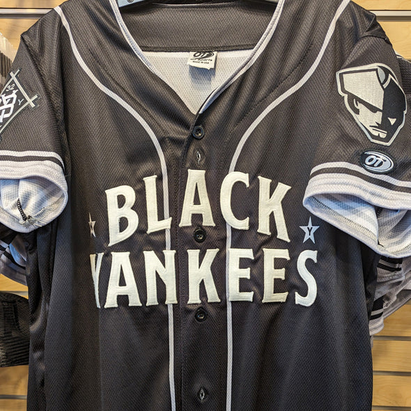 Somerset Patriots On-Field Authentic Black Yankees Jersey