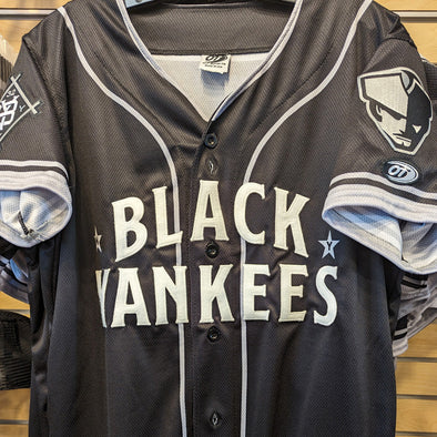 Somerset Patriots 2024 Authentic Cut Black Yankees Jersey