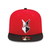 Indianapolis Indians Red/Black New Era Home Authentic On-Field 59FIFTY Cap