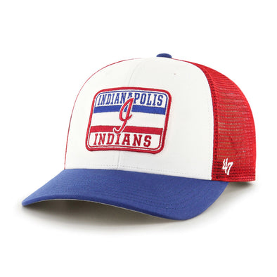 Indianapolis Indians '47 Adult Red Evoke MVP Adjustable Cap