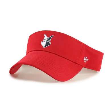 Indianapolis Indians '47 Adult Red Home Clean Up Adjustable Visor