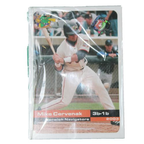 Connecticut Tigers 2003 Norwich Navigators Team Set