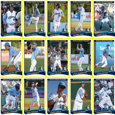 Myrtle Beach Pelicans 2012 Team Set