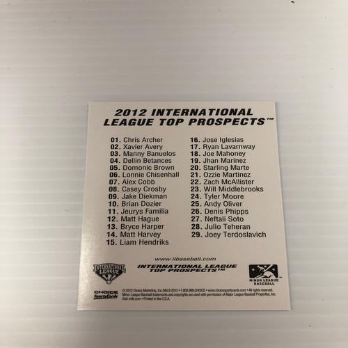 Buffalo Bisons 2012 International League Top Prospects Card Set