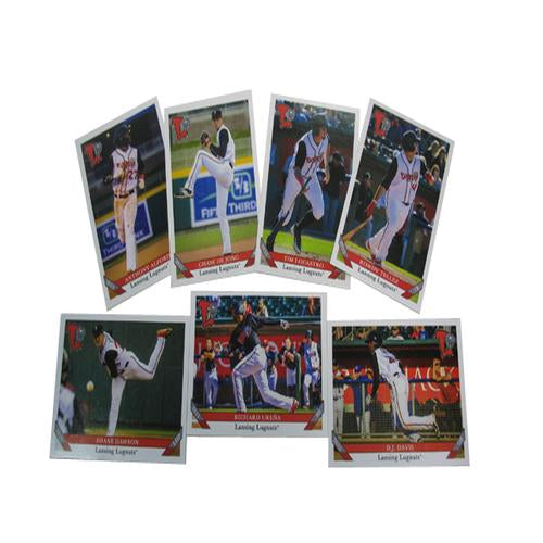 Lansing Lugnuts 2015 Team Baseball Card Set