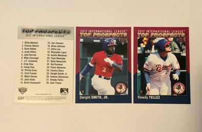 Buffalo Bisons 2017 International League Top Prospects Card Set