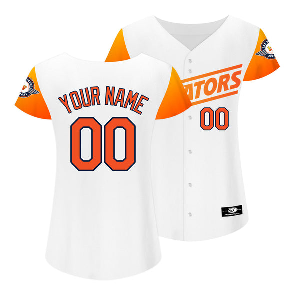 Women's Las Vegas Aviators OT Sports 2019-2022 Home Aviators White/Gradient Replica Jersey