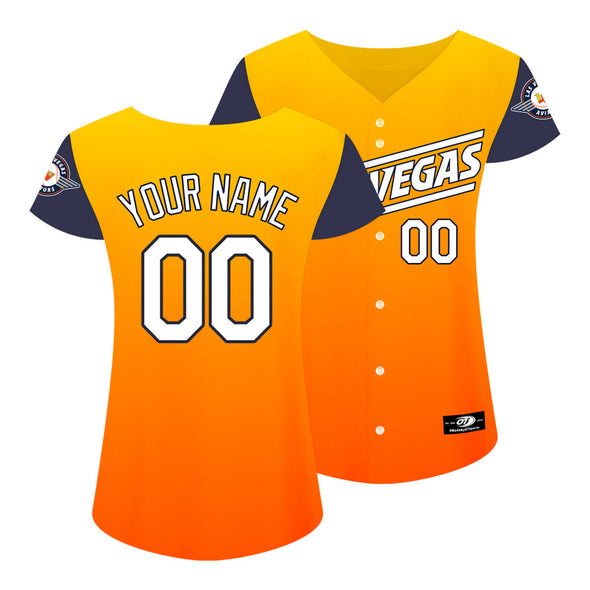 Women's Las Vegas Aviators OT Sports 2019-2022 Road Alternate Las Vegas Gradient/Navy Replica Jersey