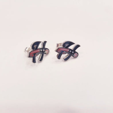 Senators "H" Logo Enamel Post Earrings