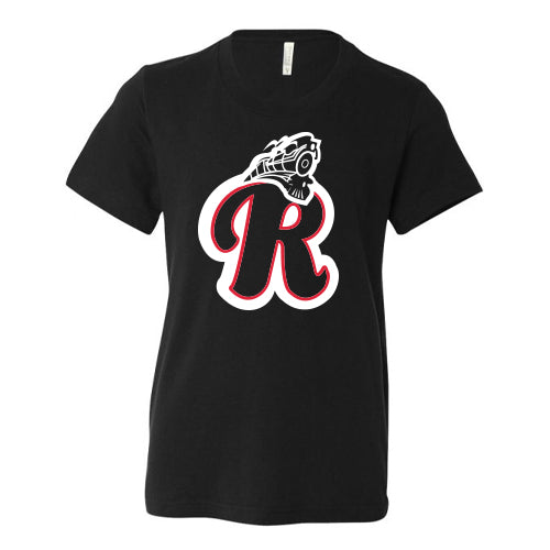 Youth Back in Black Train T-Shirt - Gildan Softstyle