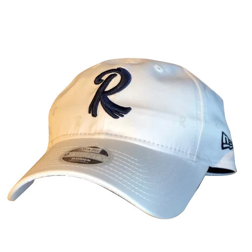 New Era 9Twenty Women's Reading Fightin Phils White and Navy Scatter Sleek 'R' Hat