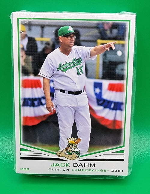 2021 Clinton LumberKings Baseball Card Team Set