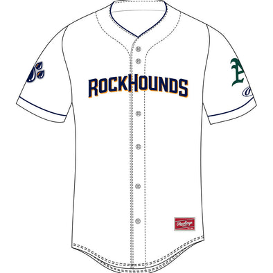 Midland RockHounds Rawlings Authentic Home Jersey