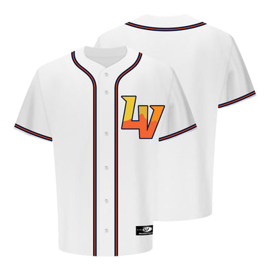 Men's Las Vegas Aviators OT Sports Home LV White Replica Jersey