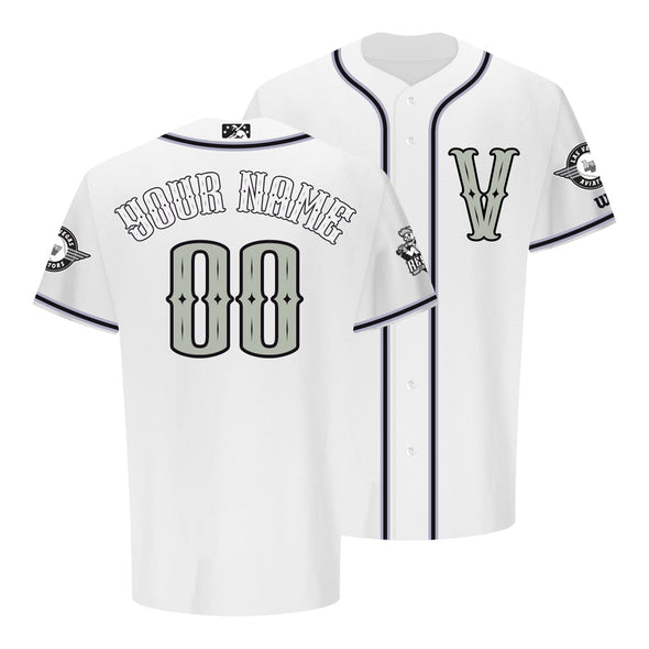Las Vegas Reyes de Plata Wilson 2023-2024 Home LV White Authentic Jersey