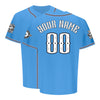 Men's Las Vegas Reyes de Plata OT Sports Home Skull Blue Replica Jersey