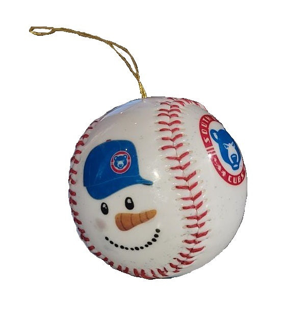 South Bend Cubs 2023 Holiday Ornament Snowman