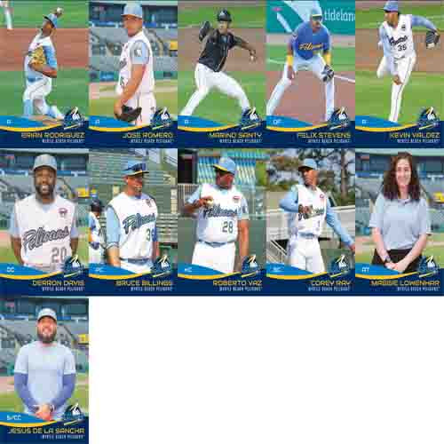 Myrtle Beach Pelicans Choice Sportscards 2023 Team Set