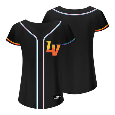 Women's Las Vegas Aviators OT Sports LV Pride Black Replica Jersey