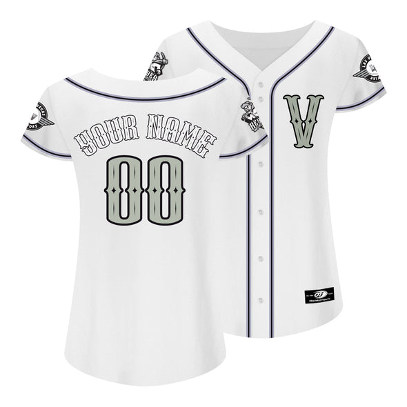 Women's Las Vegas Reyes de Plata OT Sports 2023-2024 Home LV White Replica Jersey
