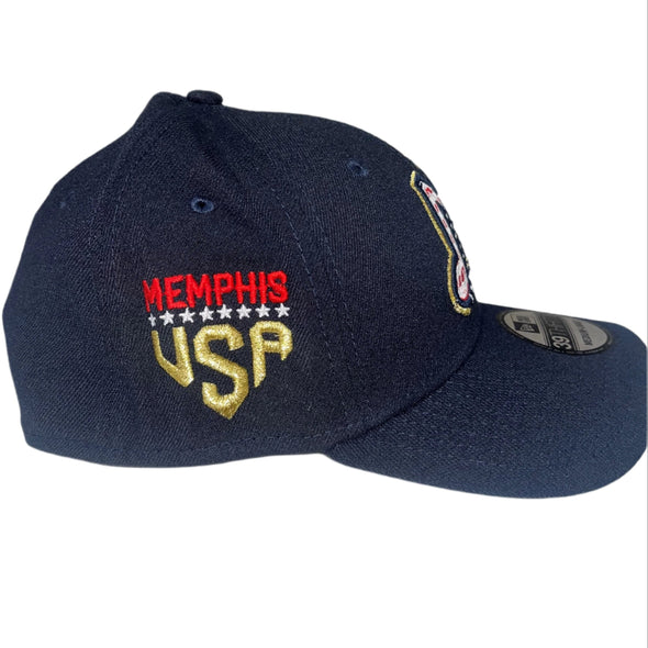 Memphis Redbirds New Era 39Thirty Flex Fit 2023 4th of July Cap