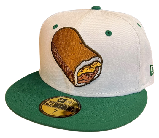 Omaha Storm Chasers 2023 Runzas New Era 5950 White Cap