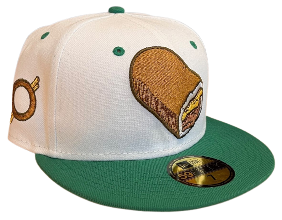 Omaha Storm Chasers 2023 Runzas New Era 5950 White Cap