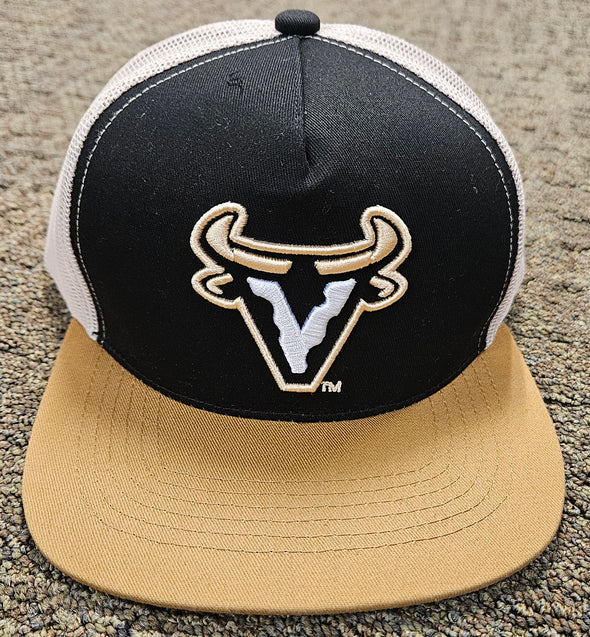 Black/Stone Toros Flatbill Snapback