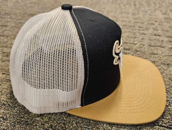 Black/Stone Toros Flatbill Snapback