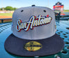 San Antonio Missions Road Script 5950 Fitted Cap