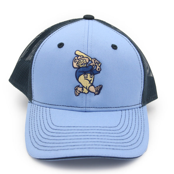 Outdoor Cap Trucker Swinging Teddy Light Blue