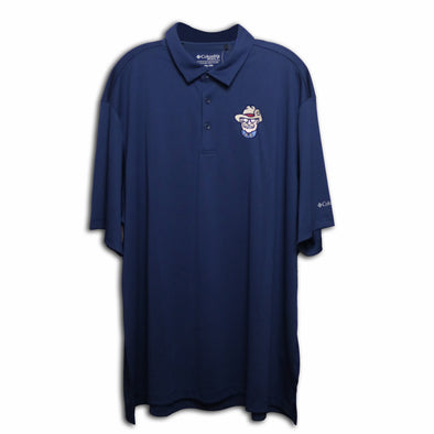 Columbia Omni-Wick Drive Smiling Teddy Navy Polo