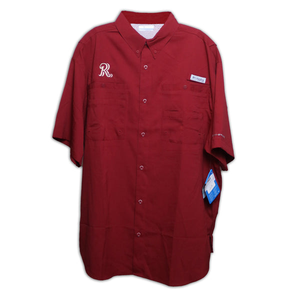 Columbia  RR Scorched Red Tamiami Short Sleeve Shirt