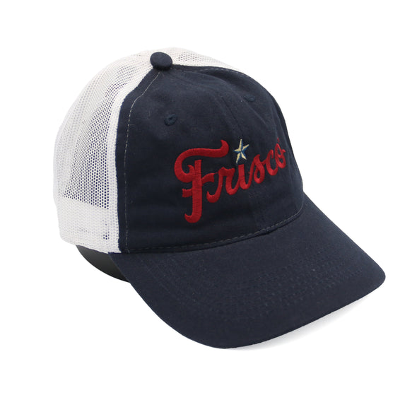 Outdoor Frisco Navy and White Mesh Snapback