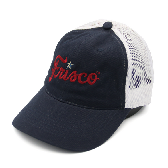 Outdoor Frisco Navy and White Mesh Snapback