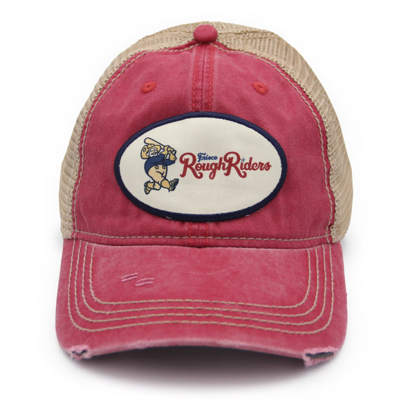 Outdoor Cap Oval Frisco RoughRiders Red