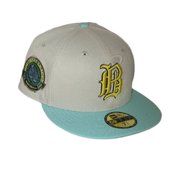 Barons 59Fifty Stone/Blue S. League Cap